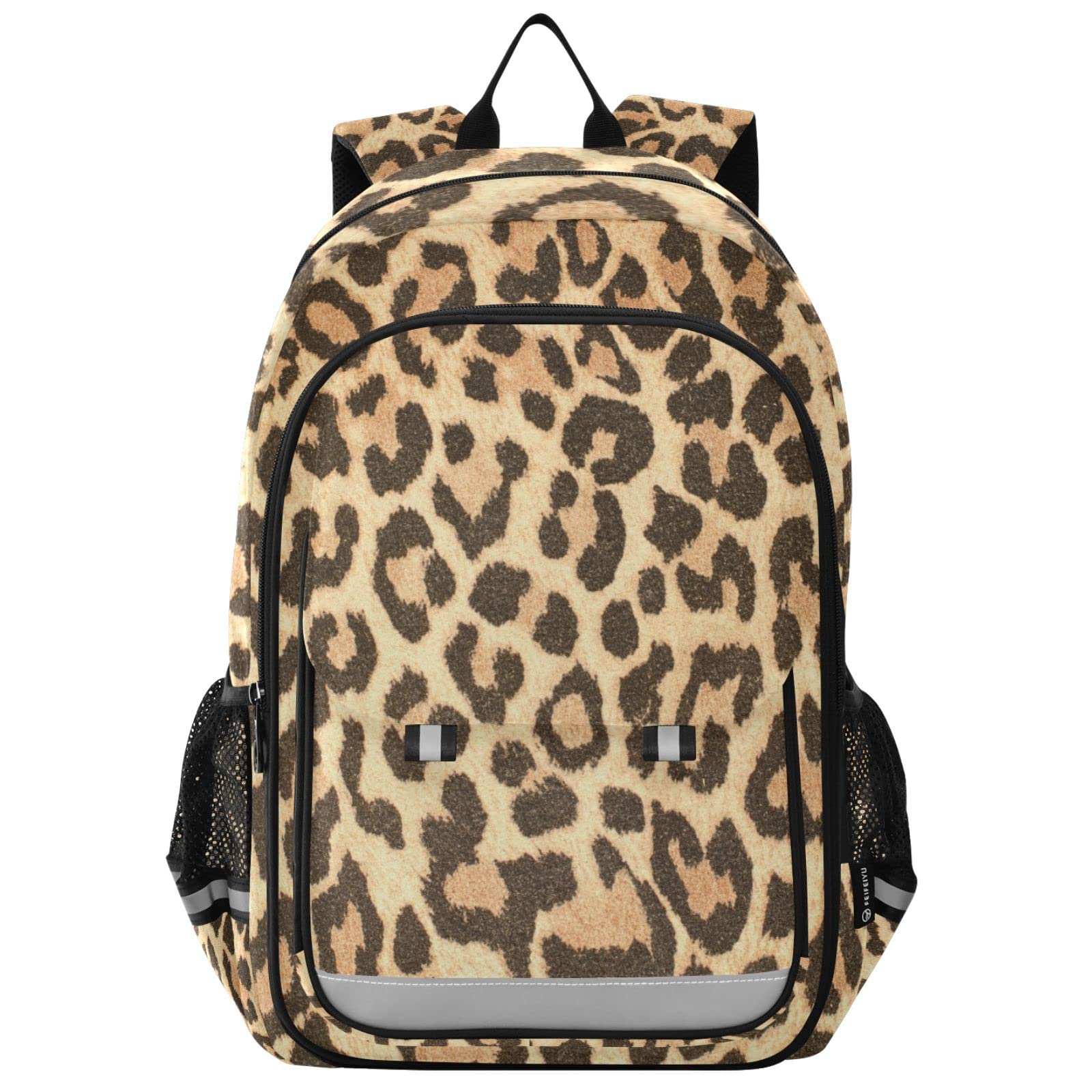 Sac à dos léopard cool et résistant pour préado de 10-12 ans - 8