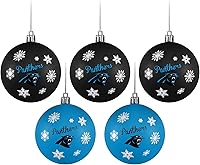 Vista 4 de FOCO Dallas Cowboys NFL 5 Pack Shatterproof Ball Ornament Set