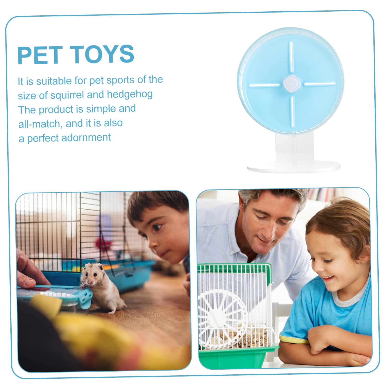 UPKOCH Roue De Course pour Hamster Roue Exercice Silencieuse Jouet Exercice pour Petits Animaux