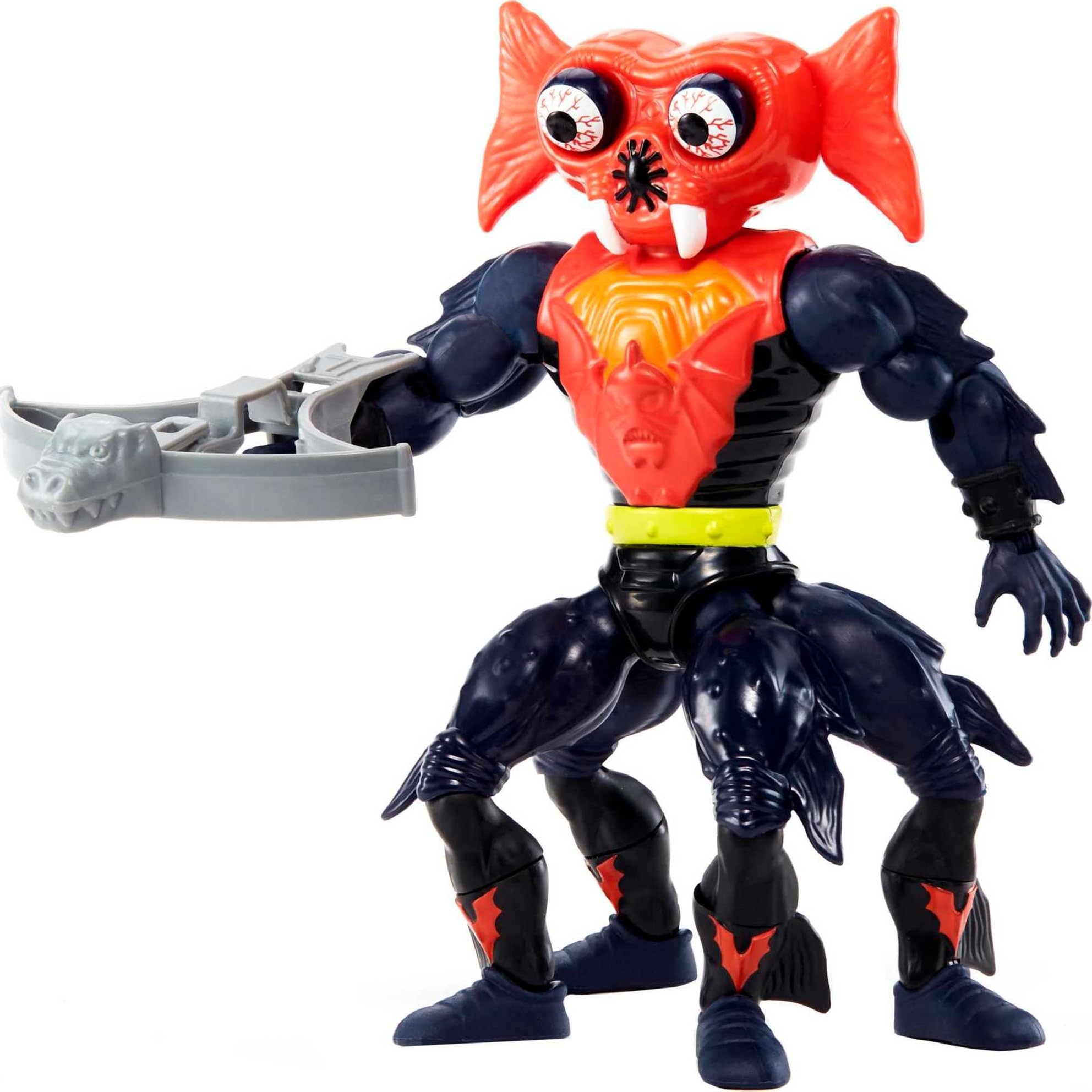 Les Maîtres de l’Univers Figurine Articulée Origins de combat (14 cm) de Mantenna avec 16 points d’articulation, accessoires de combat et une mini BD, à collectionner, Jouet Enfant, Dès 6 ans, HDR98