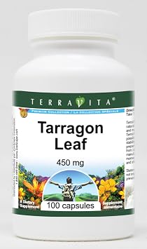 Tarragon Leaf - 450 mg 100 Capsules, ZIN 514655