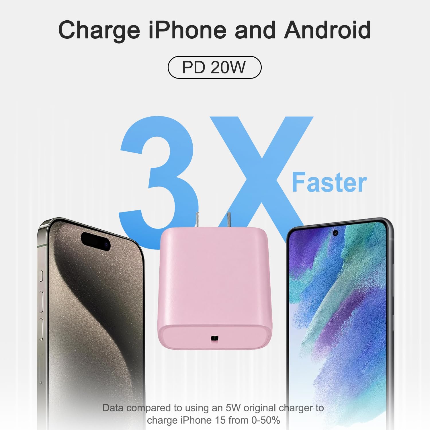 iPhone 18 17 16 15 Charger Fast Charging Type C Charger USB C Charger Block thumbnail