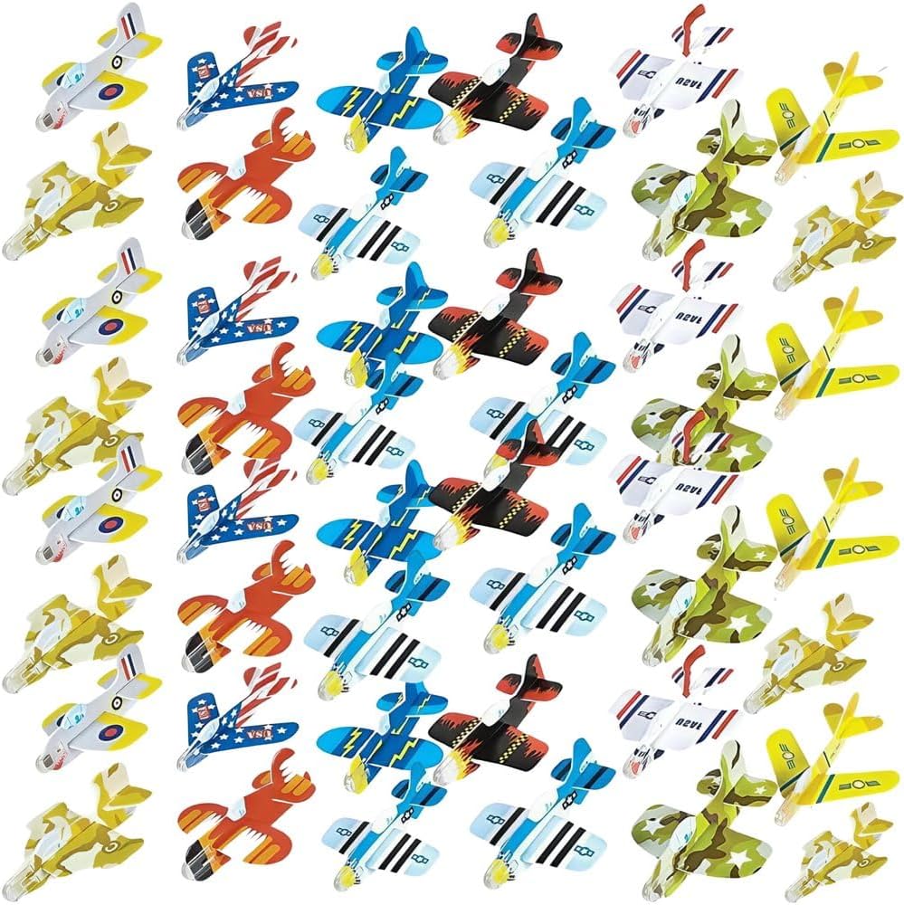 Rhode Island Novelty 72 PC 4 Inch Foam Glider Assortment