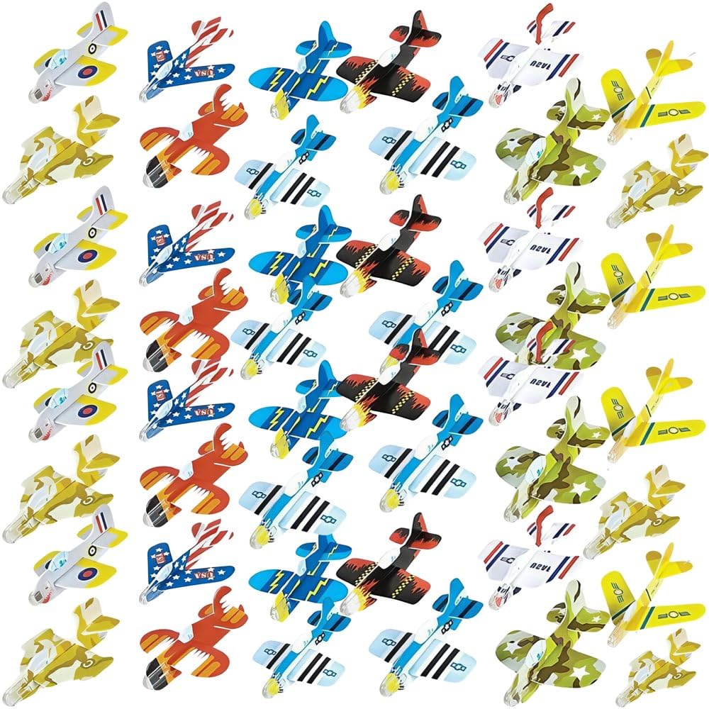 Rhode Island Novelty 72 PC 4 Inch Foam Glider Assortment