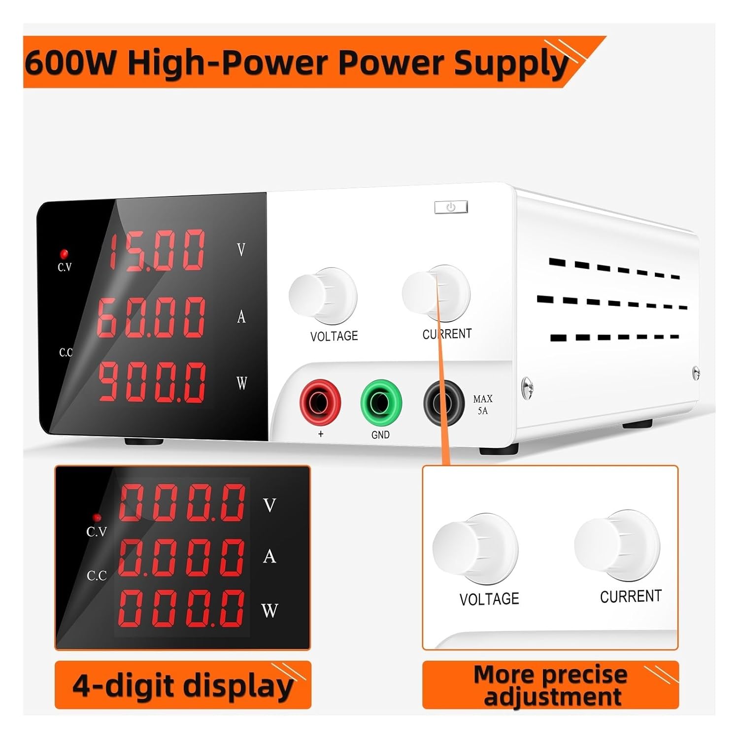 900W大電力安定化 花・ガーデン・DIY工具 RUZIZAO直流安定化電源(0~