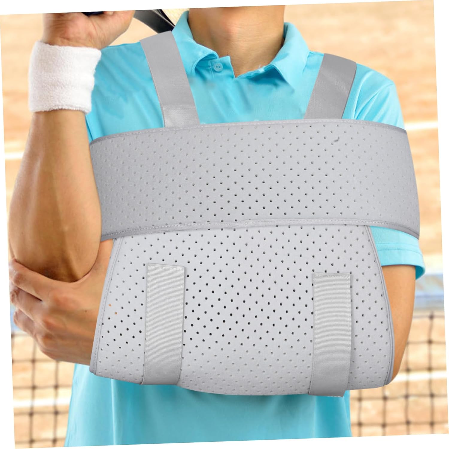 FOMIYES Shoulder Sling Immobilizer Breathable Arm Sling for Shoulder Wrist and Elbow Injuries Lightweight Support for Active Lifestyle Ergonomic Design for Optimal Stability and Comfort