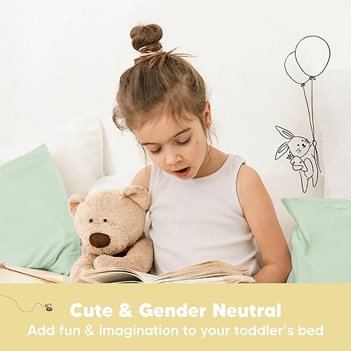 Vista 271 de KeaBabies - Almohada con funda para niños pequeños, almohada My Little Dreamy de 13 x 18 pulgadas (KeaFriends)