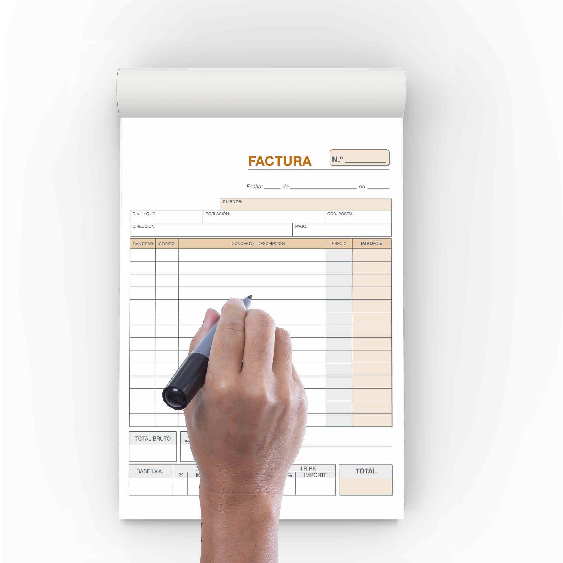 Blocco Fatture Per Regime Agevolato In Doppia Copia Autocopiante - Foto 9