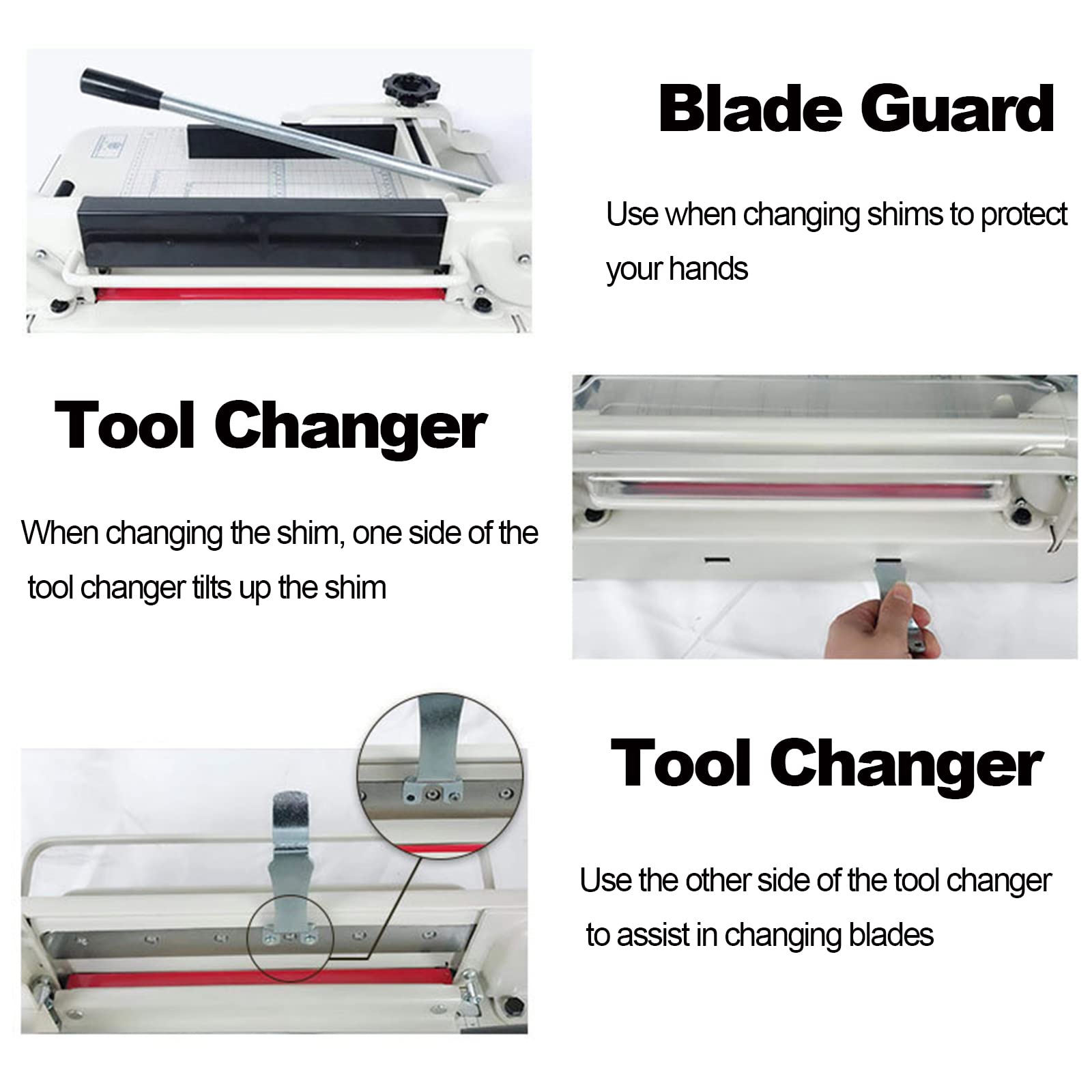 Papierschneider, robust, A4, Präzisions-Schneidemaschine für dicke Schichten, robuste manuelle Papierschneider für industrielle und gewerbliche Nutzung