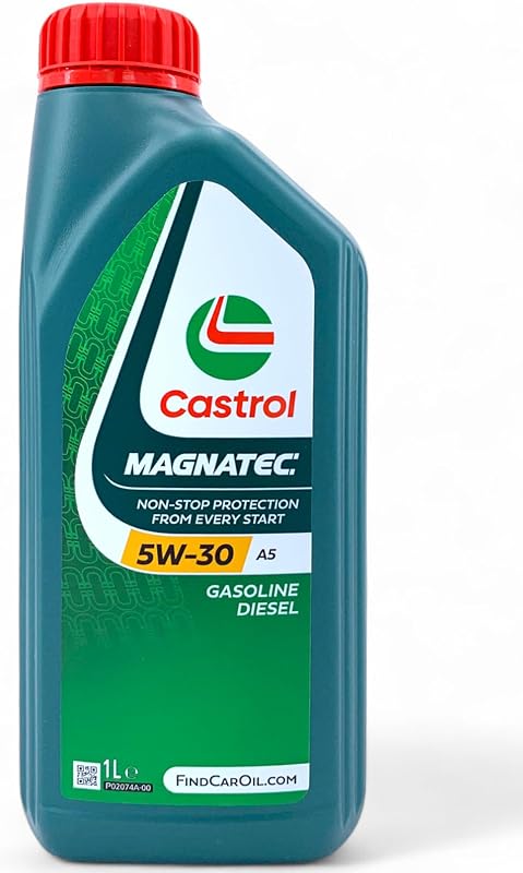 Olio motore 5w30 auto benzina lubrificante Castrol Magnatec 5w-30 A5 con Portachiavi Cavatappi conf. 1lt