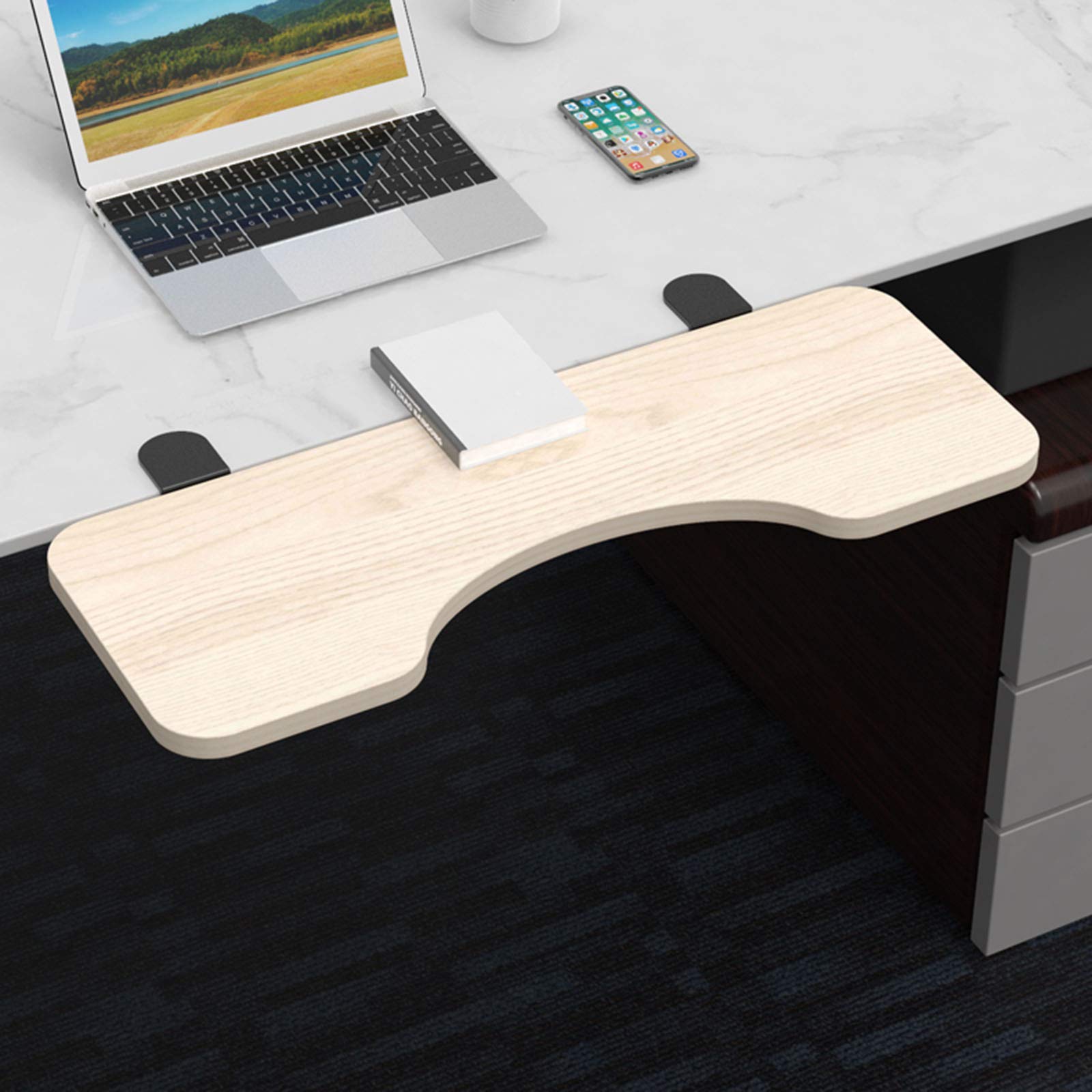Buy ABCWY Keyboard Tray,Stand up Desk Store Compact Adjustable Keyboard