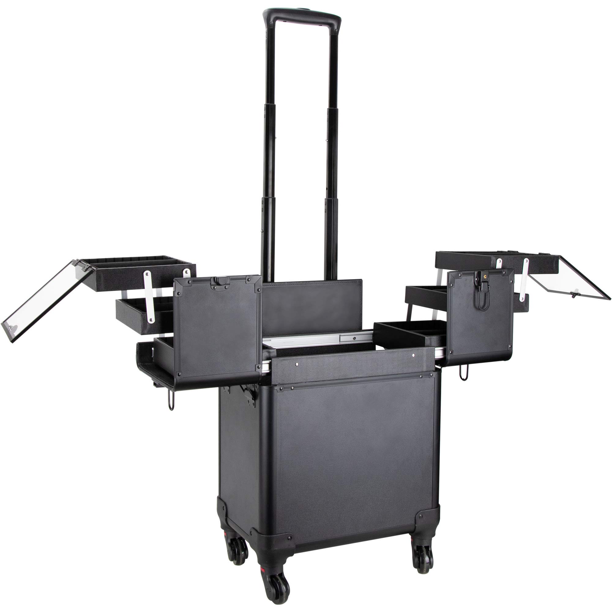 SUNRISE Makeup Rolling Case 4 in 1 Professional Organizer I3364