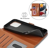 Vista 279 de Havaya Funda para iPhone 13 Pro Max y iPhone 12 Pro Max, cartera compatible con magsaf 2 en 1, desmontable magnética con tarjetero y ranura trasera