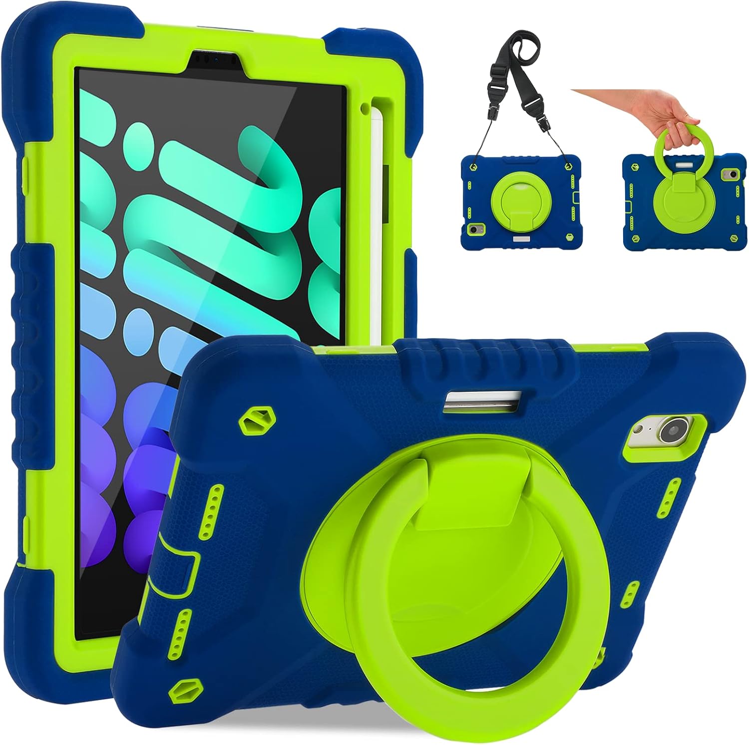 New iPad Mini 6 Case Kids 2021,iPad Mini 6th Generation Case for Kids