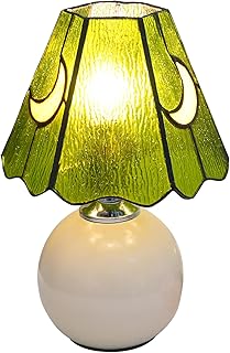Mushroom Lamp Stained Glass Lamp Tiffany Lamps Moon Small Bedside Table ...