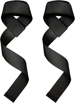 Gym Straps Lifting Straps for Weightlifting, 1 Pair 24" Heavy-Duty Lifting Wrist with Soft Padding, Adjustable Reusable Deadlift for Bodybuilding