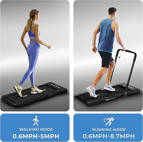 Miniatura 5 de Máquina de cinta de correr motorizada plegable - Control total de fitness  Integración tecnológica perfecta  Diseño de ahorro de espacio  Pantalla