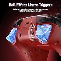 Vista 3 de [Switch 2/1/OLED Wireless Controller] Wireless Controller for Nintendo Switch 2/Switch/OLED, RGB 12 Color, Bluetooth Game Controller with Vibration