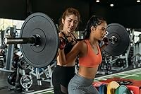 Vista 6 de Abrazaderas para Barra de 2 pulgadas, Collares de Ejercicio de Servicio Pesado de 2" Liberación Rápida Par de Bloqueo Pro Olímpico Barra