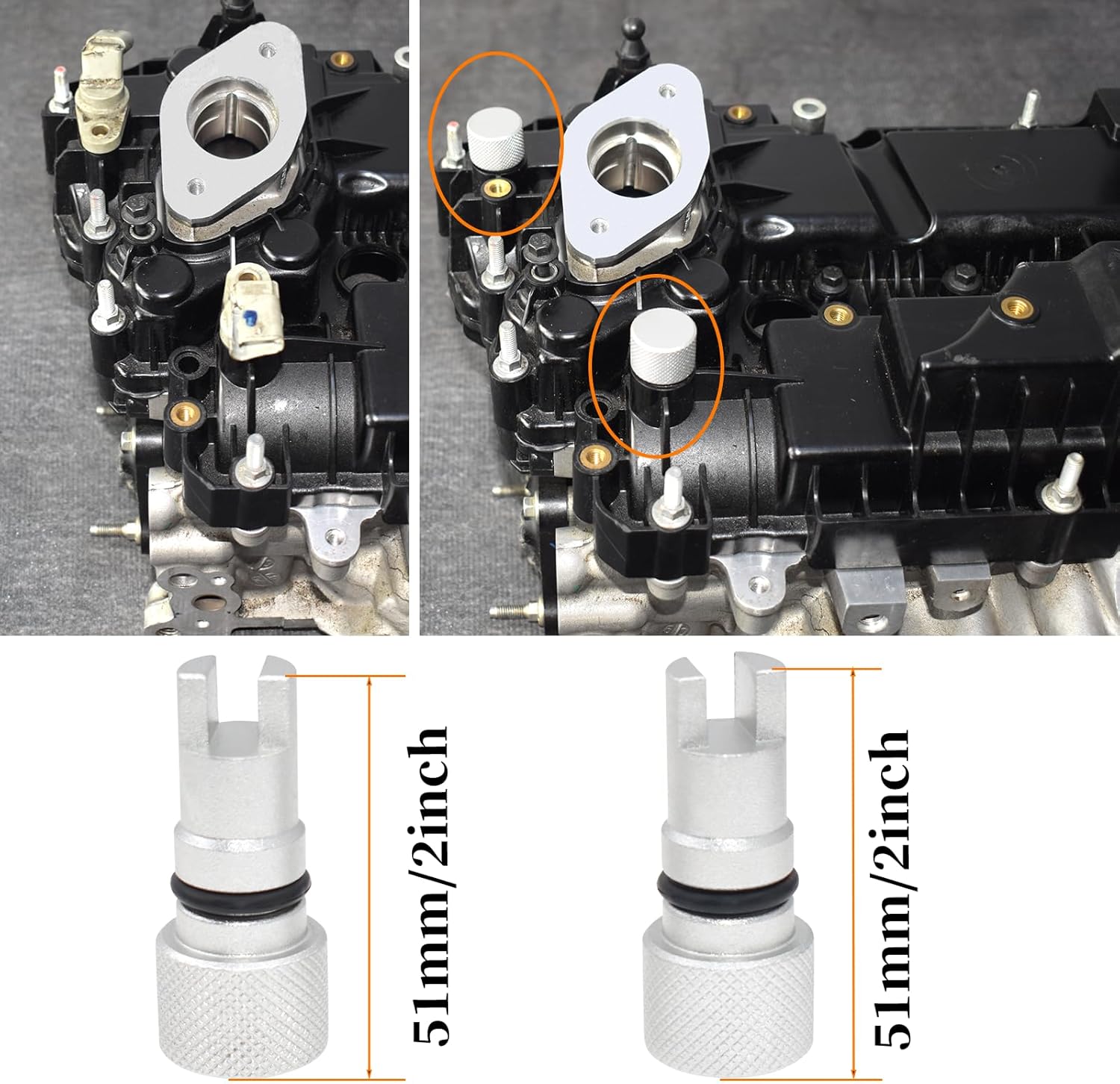 Camshaft Alignment Holding Timing Kit Balance Shaft Preload Tool Crankshaft Damper Holder VCT Solenoid Seal Installer Compatible with Ford 2.0 2.3 303-1511 303-1685 303-1686 303-1687 303-1688 303-1689