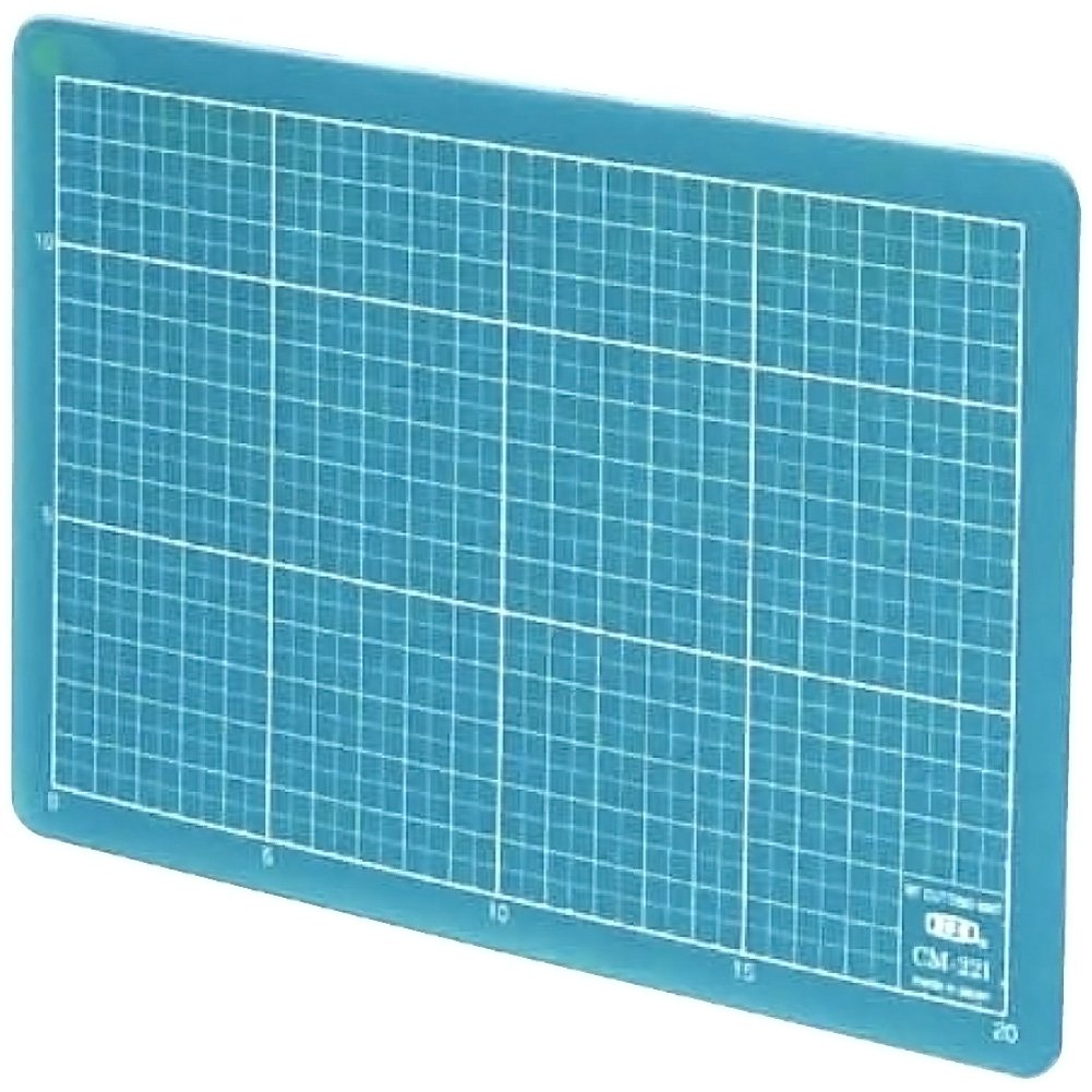 Alfombrilla de corte autorreparable Enuti A5 CM-22i-B en resina olefínica azul