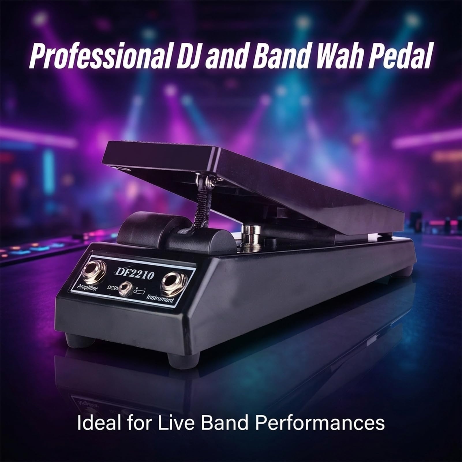 Classic Wah Wah Guitar Pedal, DF2210 Wah Effect Pedal per chitarristi