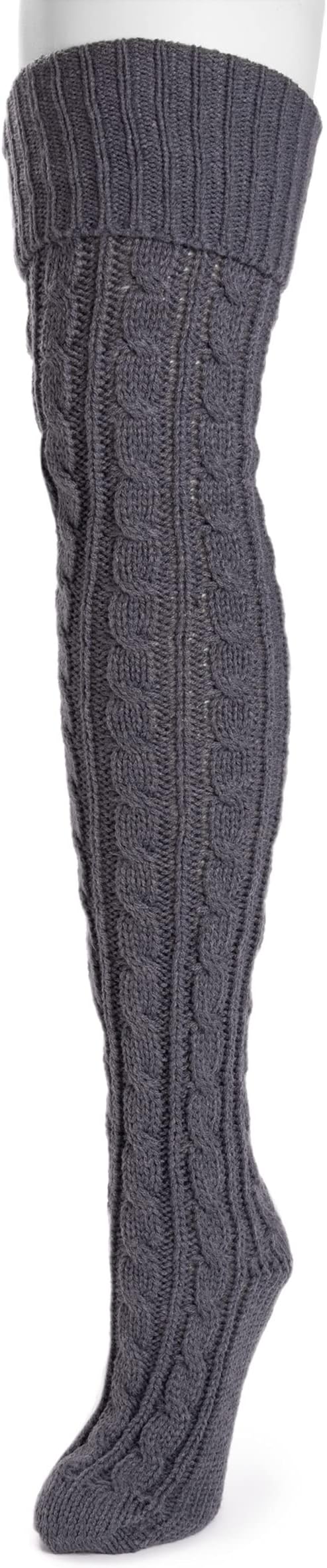 womens Muk Luks® Women's Cable Knit Over the Knee Socks