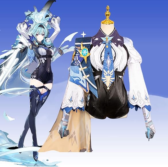 Amazon.co.jp: [HAOJEE] エウルア・ローレンスEula Lawrenceコスプレ衣装 ウイッグや靴や道具追加購入可 松韻の響く頃  原神/げんしん/Genshin impactコスプレ コスチューム 日常 文化祭 学園祭 仮装 クリスマスパーティ ハローウィン イベント プレゼント 