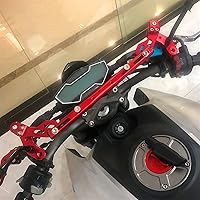 Vista 7 de Barra de manillar de motocicleta para Yamaha XMAX 300 Xmax 2017-2022 (color : plata A, tamaño: 1)