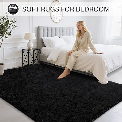 Vista 162 de BENRON Alfombras suaves para dormitorio, 2 x 6, lavables para pasillo, entrada, cocina, dormitorio, alfombra mullida para decoración de habitación