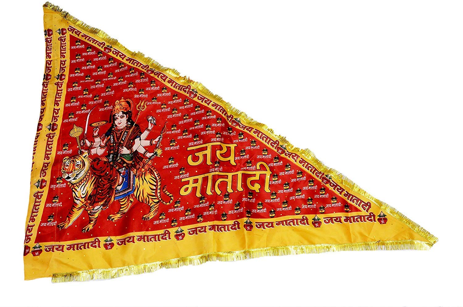 JAI MATA DI FLAG JHANDA FOR MATA KI CHOWKI/NAVRATRI (40X60 INCH) (B08KP64B3X) Amazon Price History, Amazon Price Tracker