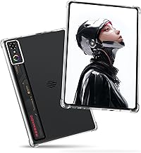 [KYK SHOW] For REDMAGIC Gaming Tablet 3 Pro Case (2025 NEW) 9 Inch Cover, TPU Silicone, Drop, Shock, Absorbent, Scratch Resistant (Clear)