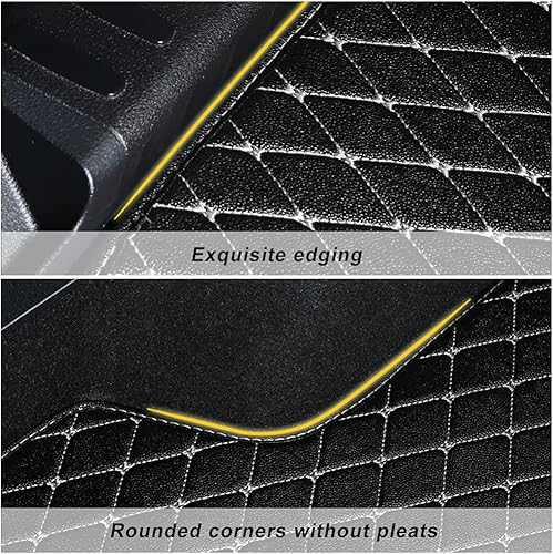 Miniatura 5 de Alfombrillas de cuero para automóvil, ajuste personalizado, forro de carga para sedán, SUV, camión, asiento trasero, cubierta de automóvil para