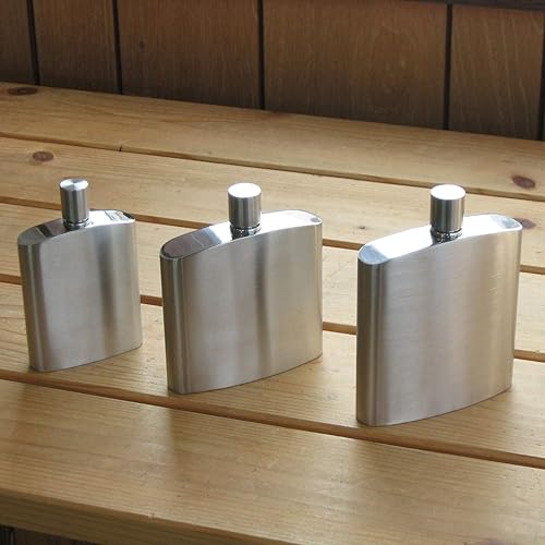 Miniatura 6 de Sato Metal Kogyo SALUS Skittle Bacchus Whiskey Bottle, 6.1 fl oz (170 ml)