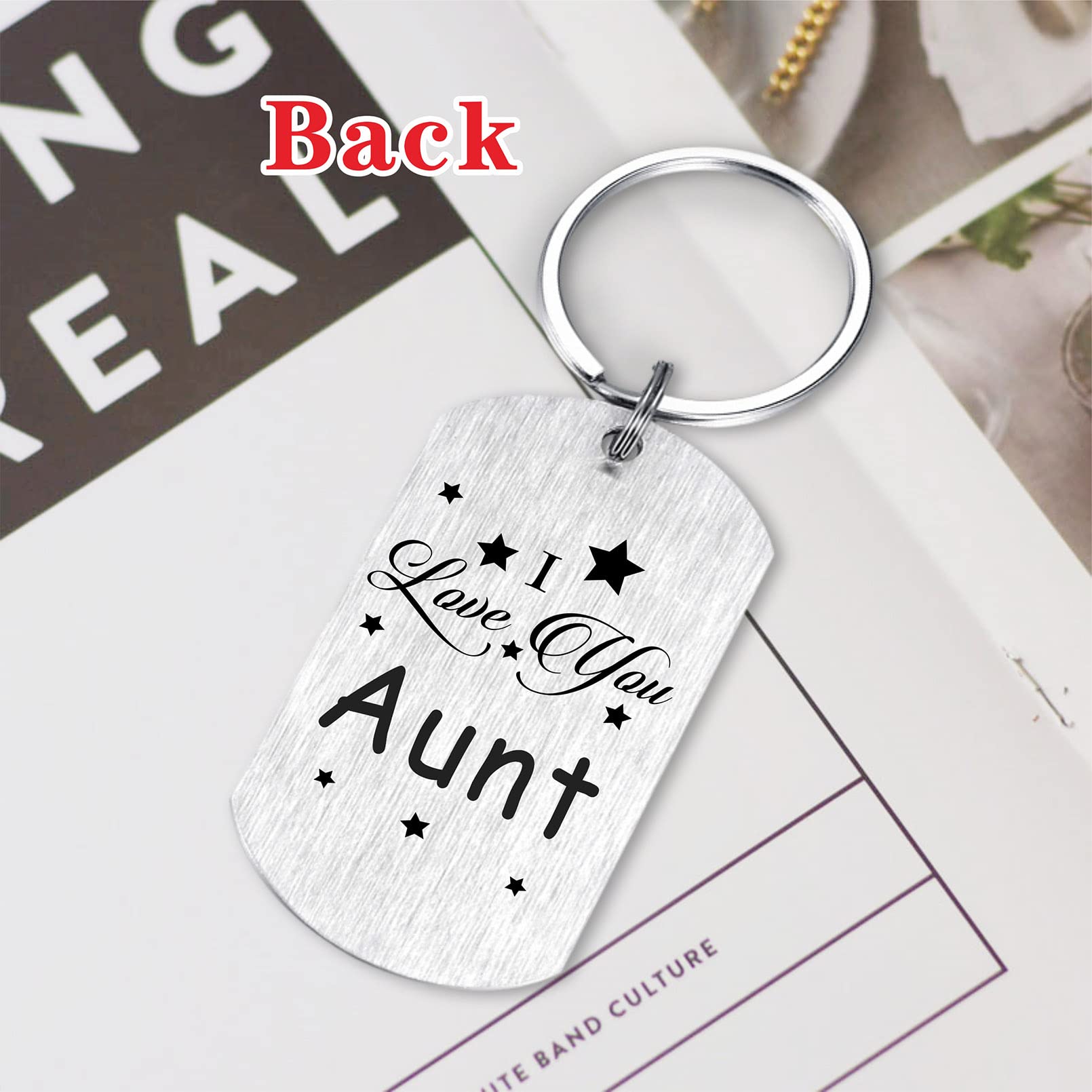 Auntie Gift Ideas Keychain - In My Auntie Era Key Chain, Aunt - Foto 10