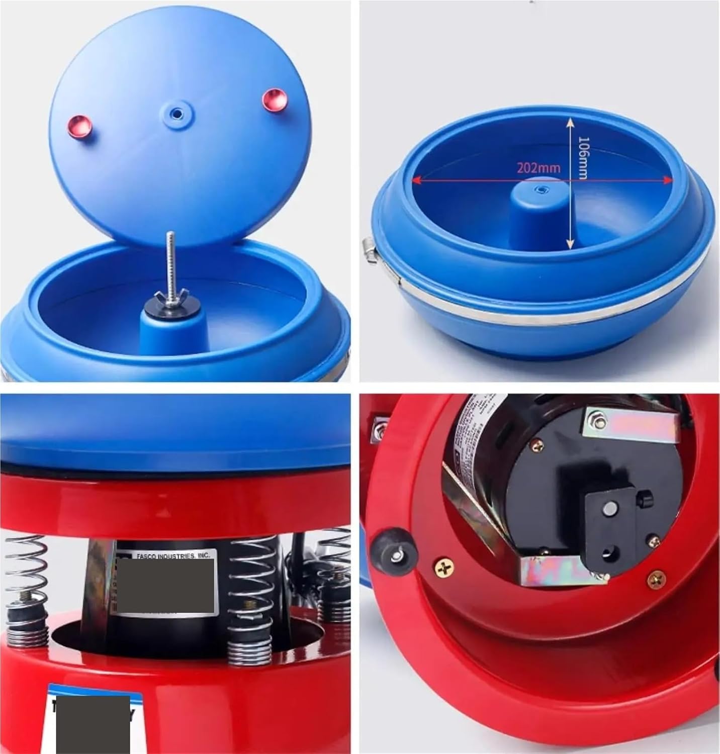 Faceting Machine, Vibratory Tumbler Wet Dry Polisher Finisher 8 Inch Jewelry Polishing Machine