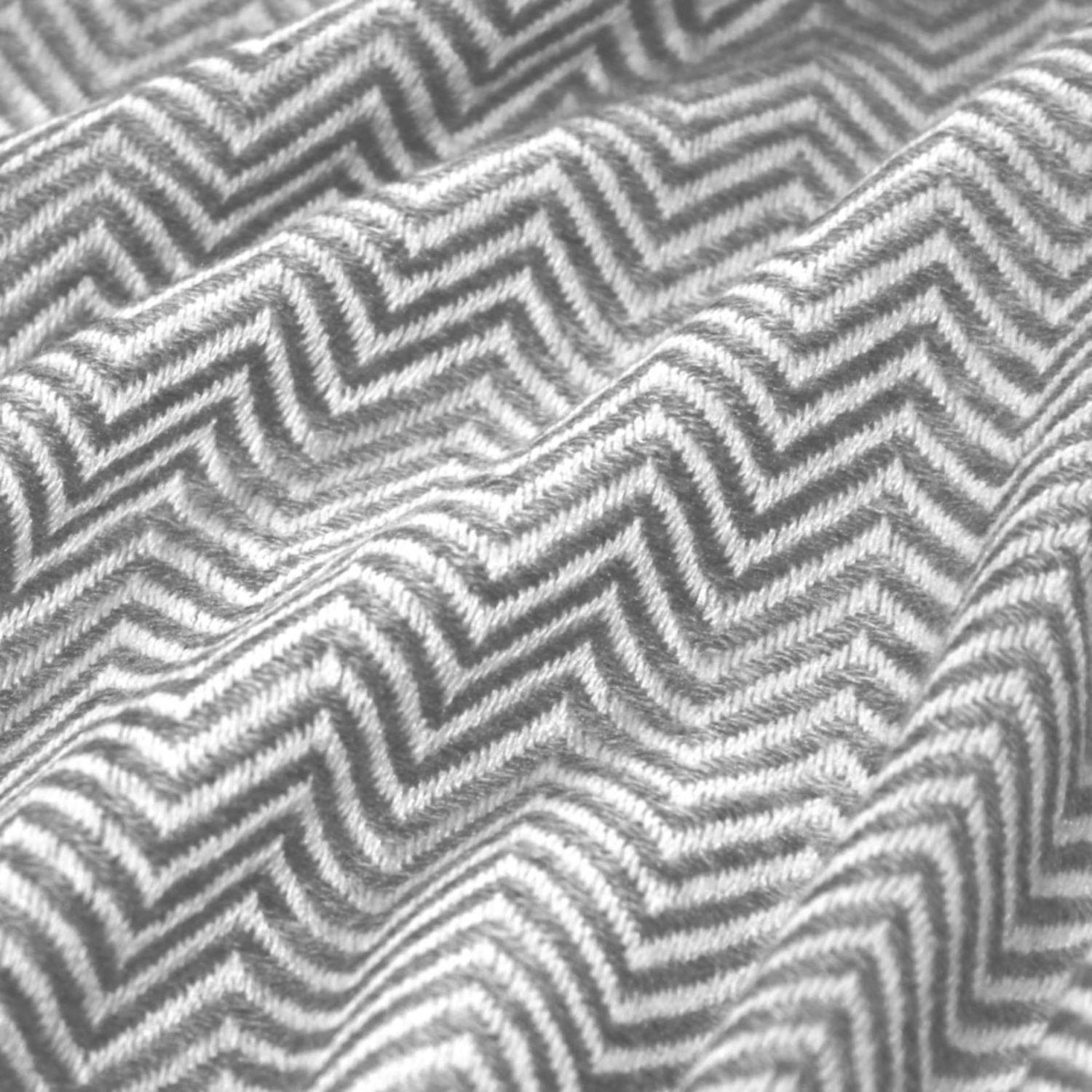 LORENZO CANA Kaschmirdecke – 100% Reines Kaschmir, Handgewebt, Super Flauschig, Maße 130x180 Cm, Grau