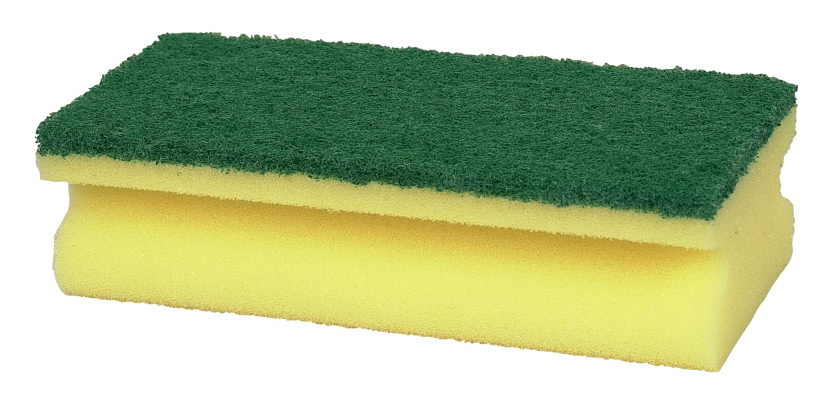ABENA Green Sponges, Kitchen Cleaning Sponge, Scouring Pads, Pot Scrubber, One Size, Pack of 10