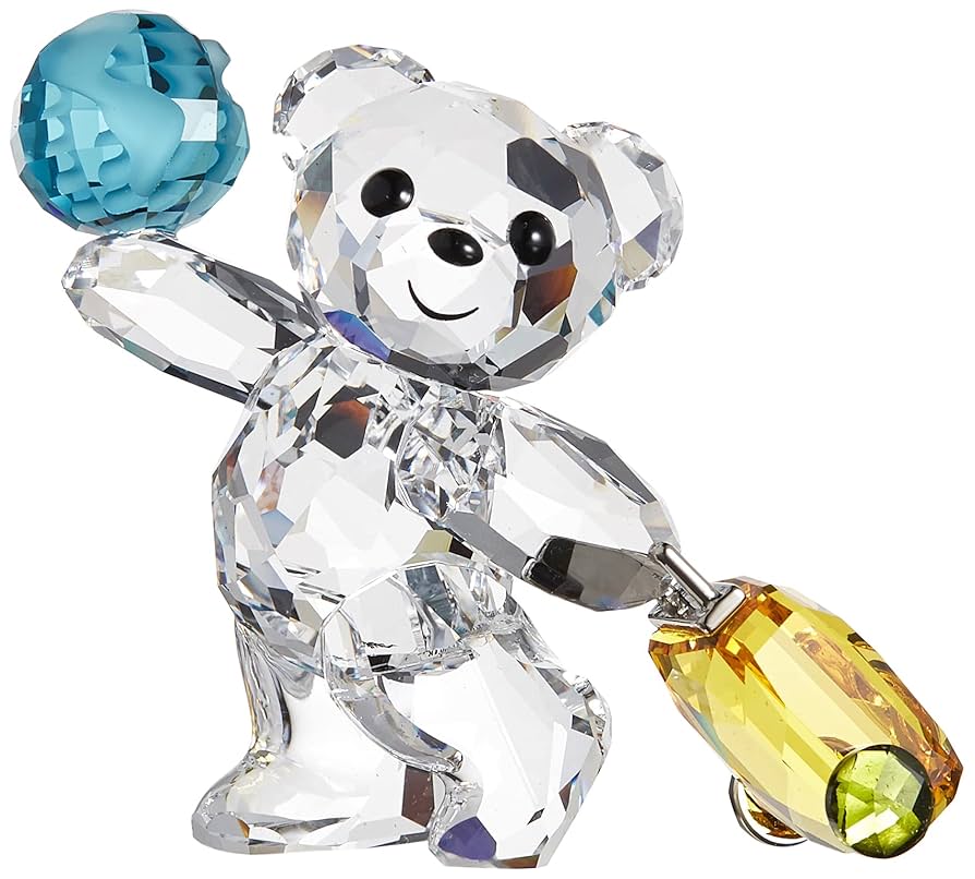 SWAROVSKI クリスベア 置物 travel the World 旅行 SWAROVSKI クリスベア 置物 travel the World 旅行 Amazon.com
