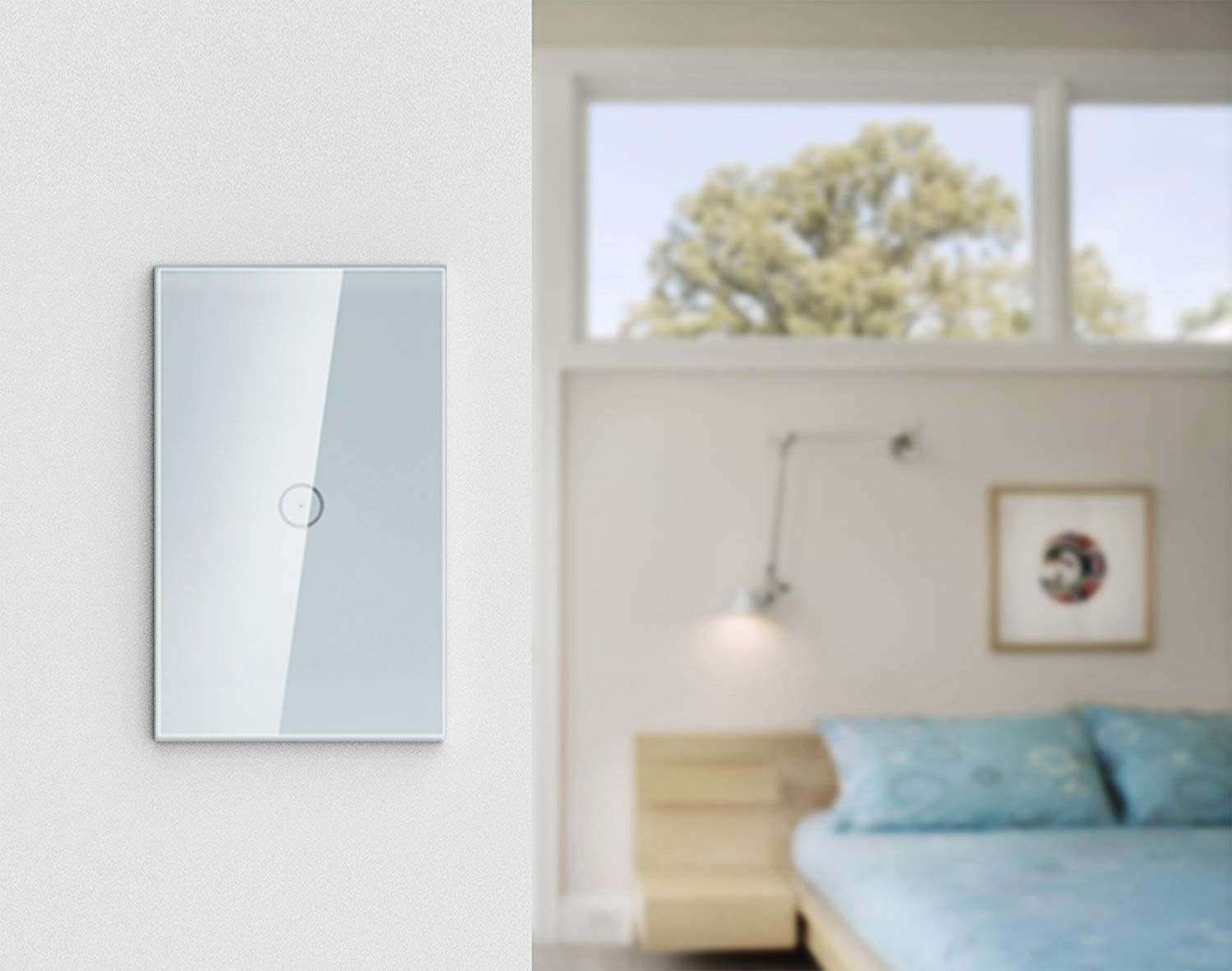 Suреr Chеар 🛒 Smart WiFi Light Switch Works with Alexa Google Home & IFTTT, Smart Triple Combination Wall Switch with Glass Touch Panel Design, App Remote Control Timer Switch, 3 Individual Switches in 1 Gang Size Blасk Frіdау 🔥 Smart WiFi Light Switch Works with Alexa Google Home & IFTTT, Smart Triple Combination Wall Switch with Glass Touch Panel Design, App Remote Control Timer Switch, 3 Individual Switches in 1 Gang Size