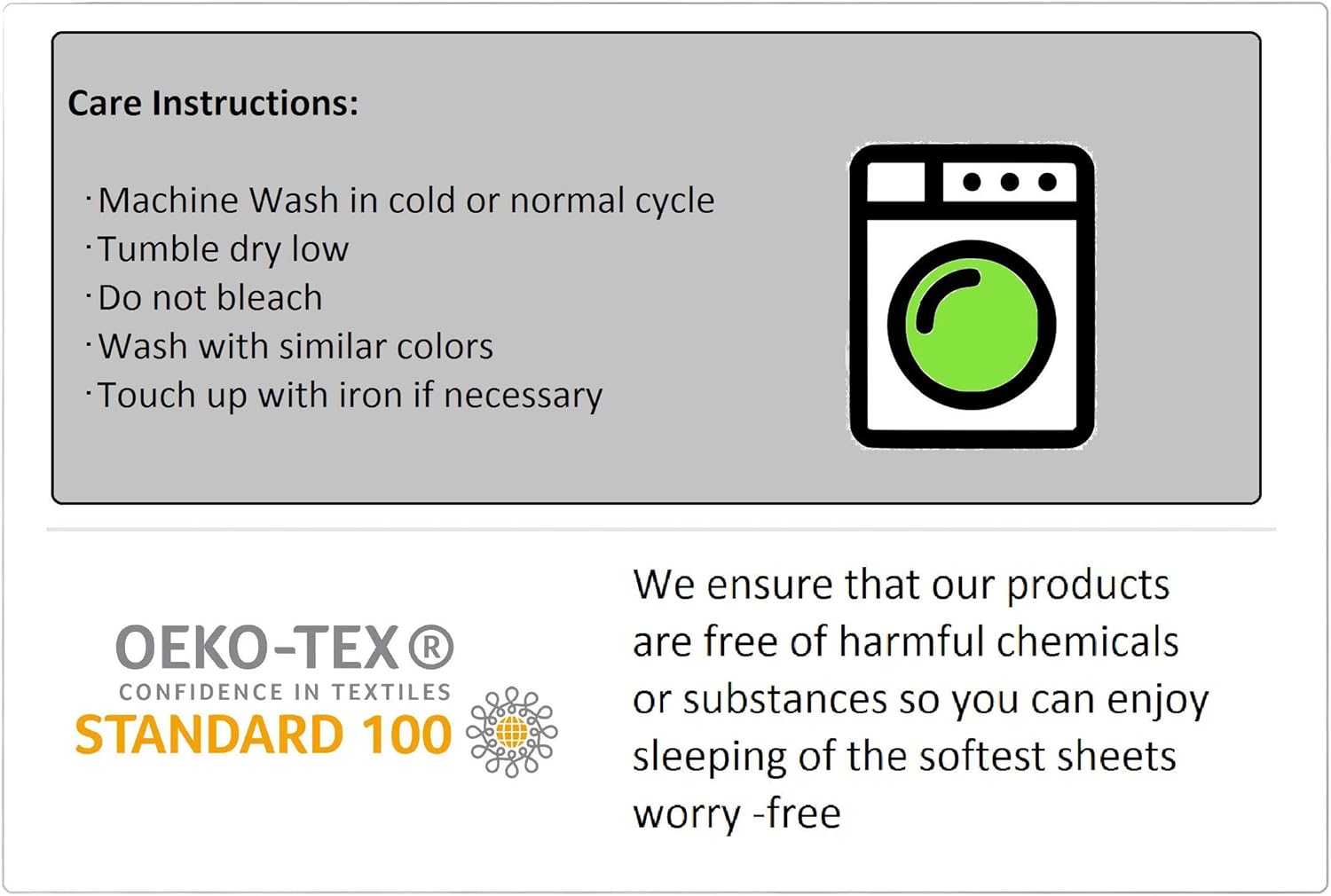 happy at home Twin XL Sheets Set for College 100% Egyptian Cotton, 600 Thread Count, 4-Piece Twin Extra Long Sheet Set, 15" Deep Pocket, Ultra Soft & Breathable, White Solid