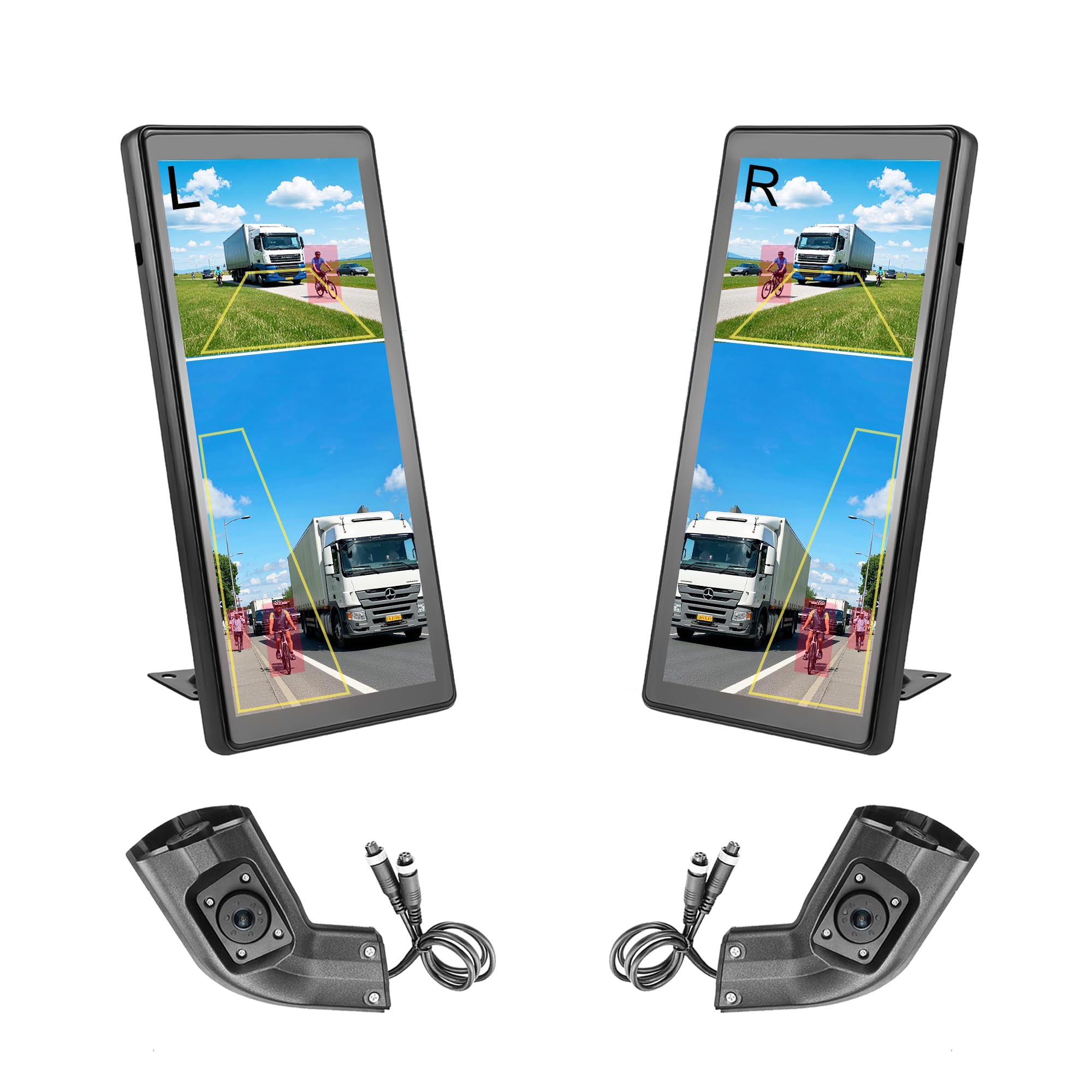 LASTBUS Dual Monitor Truck Camera System