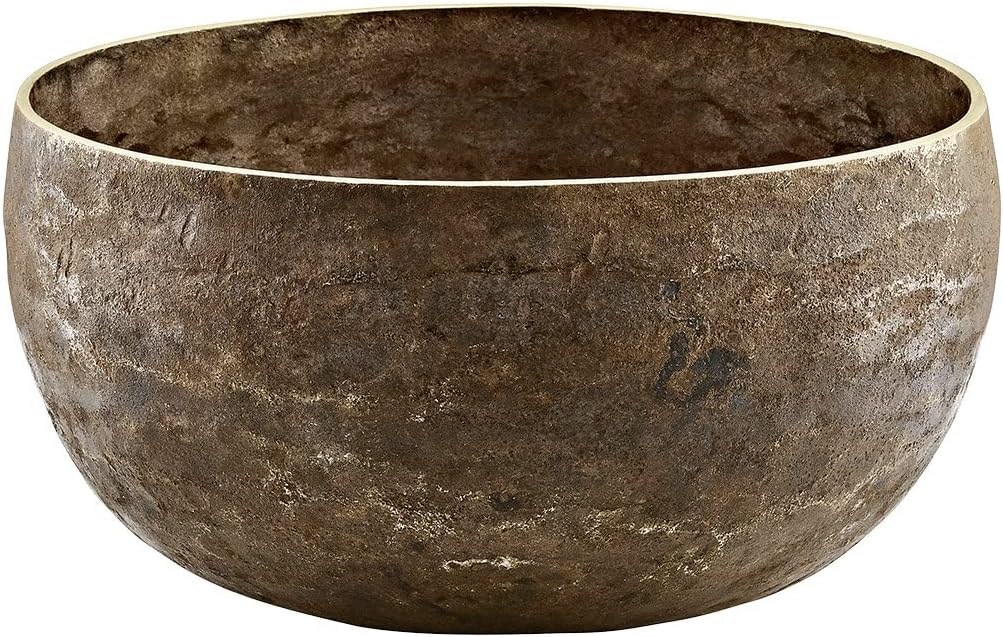 Bronze Singing Bowl with Felt Ring and Cover, Origin Series — MADE IN INDIA — For Meditation, Yoga, ASMR or Sound Therapy, 2-YEAR WARRANTY