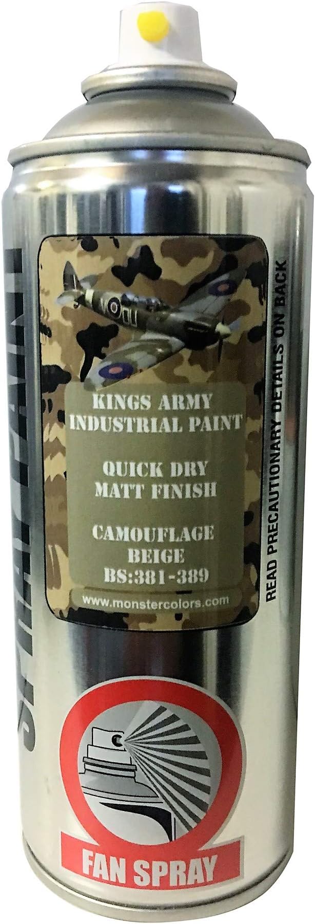 Kings Army Camouflage Green Military Matt Spray Paint Ral 6013 400ml