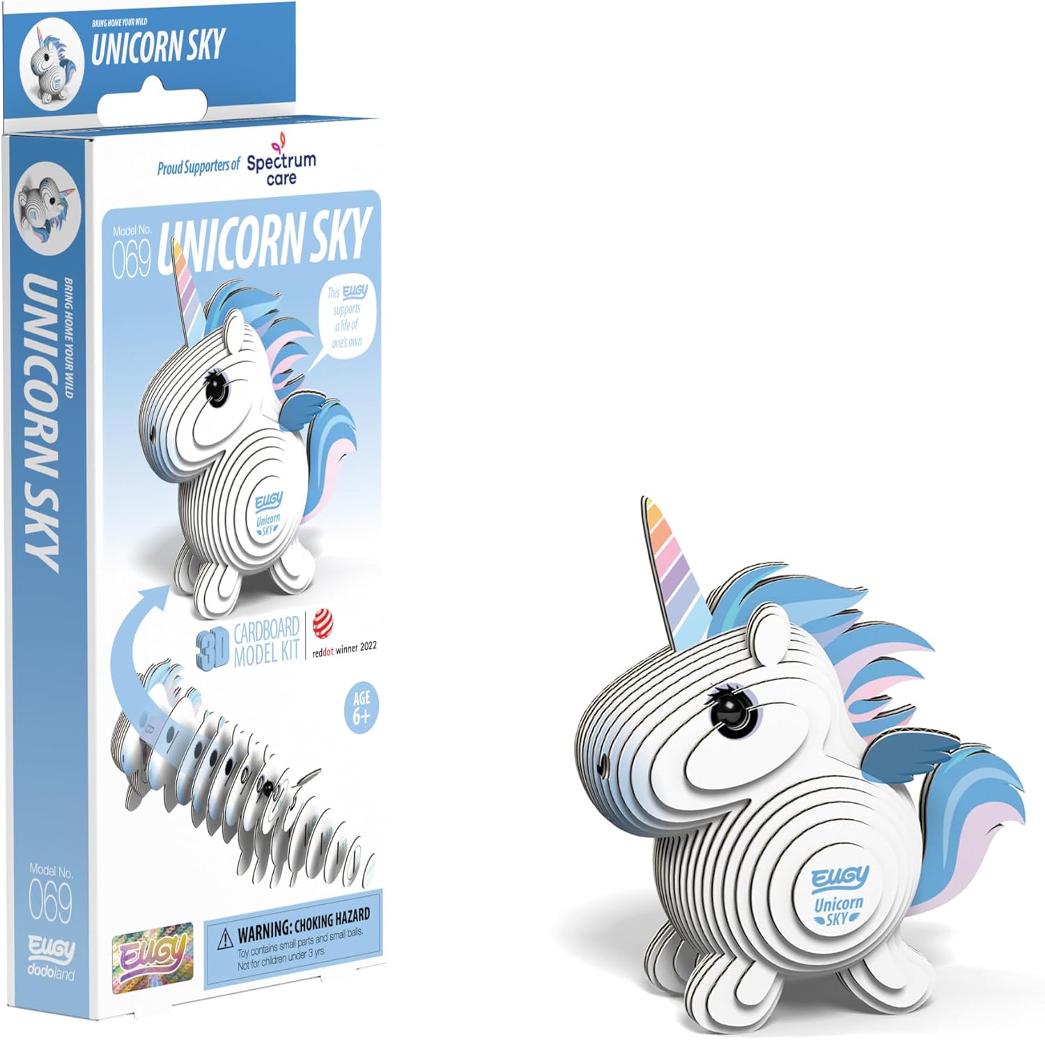 EUGY Unicorn Sky Model 3D Craft Kit