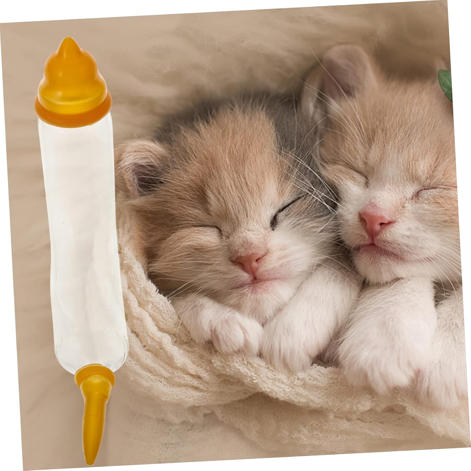 2sets Pet Feeder Pacifier for Kittens and Puppies Multi-Function for Newborns Glass Design Dosage Control Easy to Clean