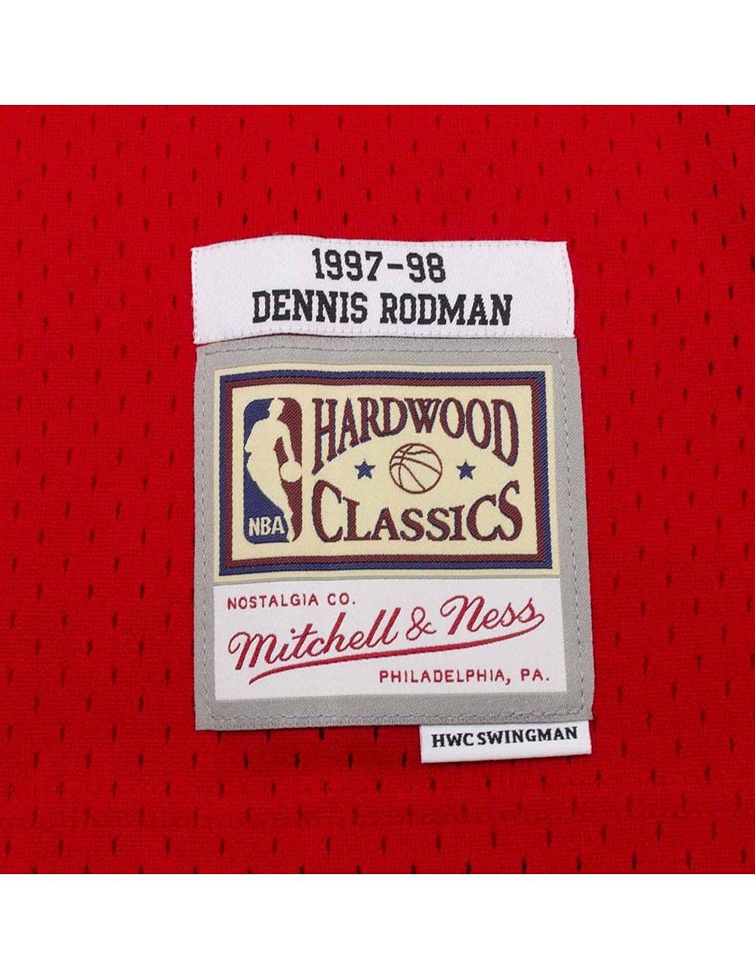 Mitchell & Ness NBA Swingman Road Jersey Chicago Bulls 97-98, Dennis Rodman