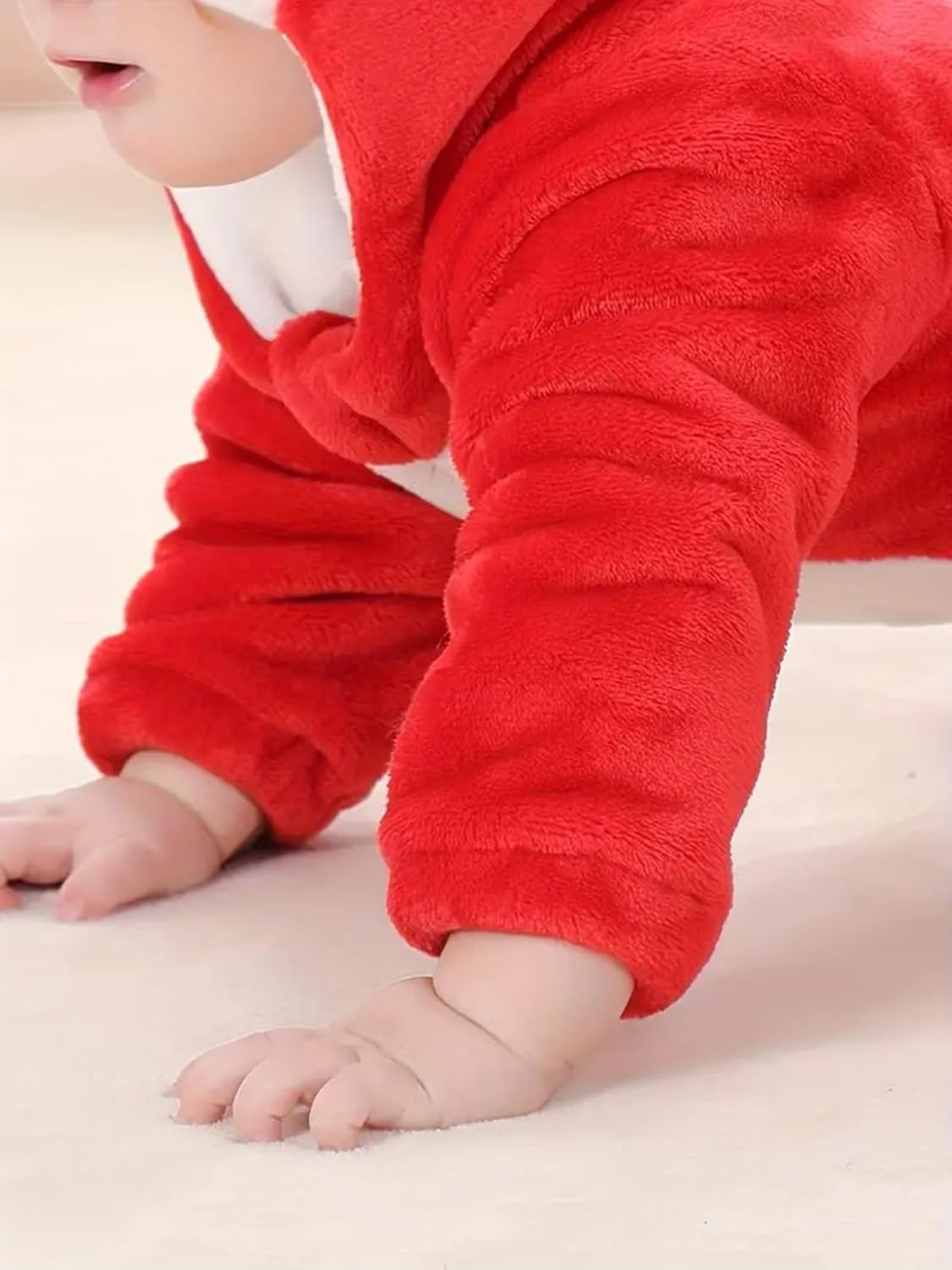 DarkCom Unisex Baby Fox Costume Animal Onesie Toddler Hooded Romper Halloween Kids' Christmas Pajamas - Image 6