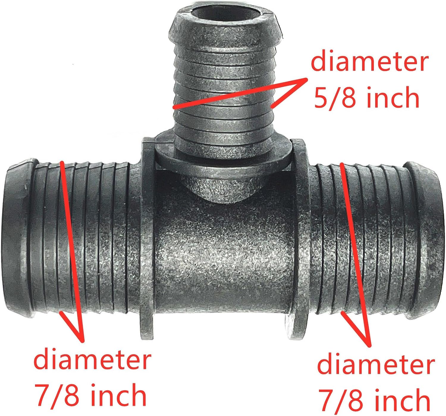 7589952, 7/8"-7/8"-5/8", Radiator Coolant Hose 3-Way Connector,Heater T-Joint Diverter,Water Pipe Splitter Kit for Mercedes-Benz BMW Audi Volkswagen Chevrolet Volvo Buick Ford Toyota Honda Dodge Jeep