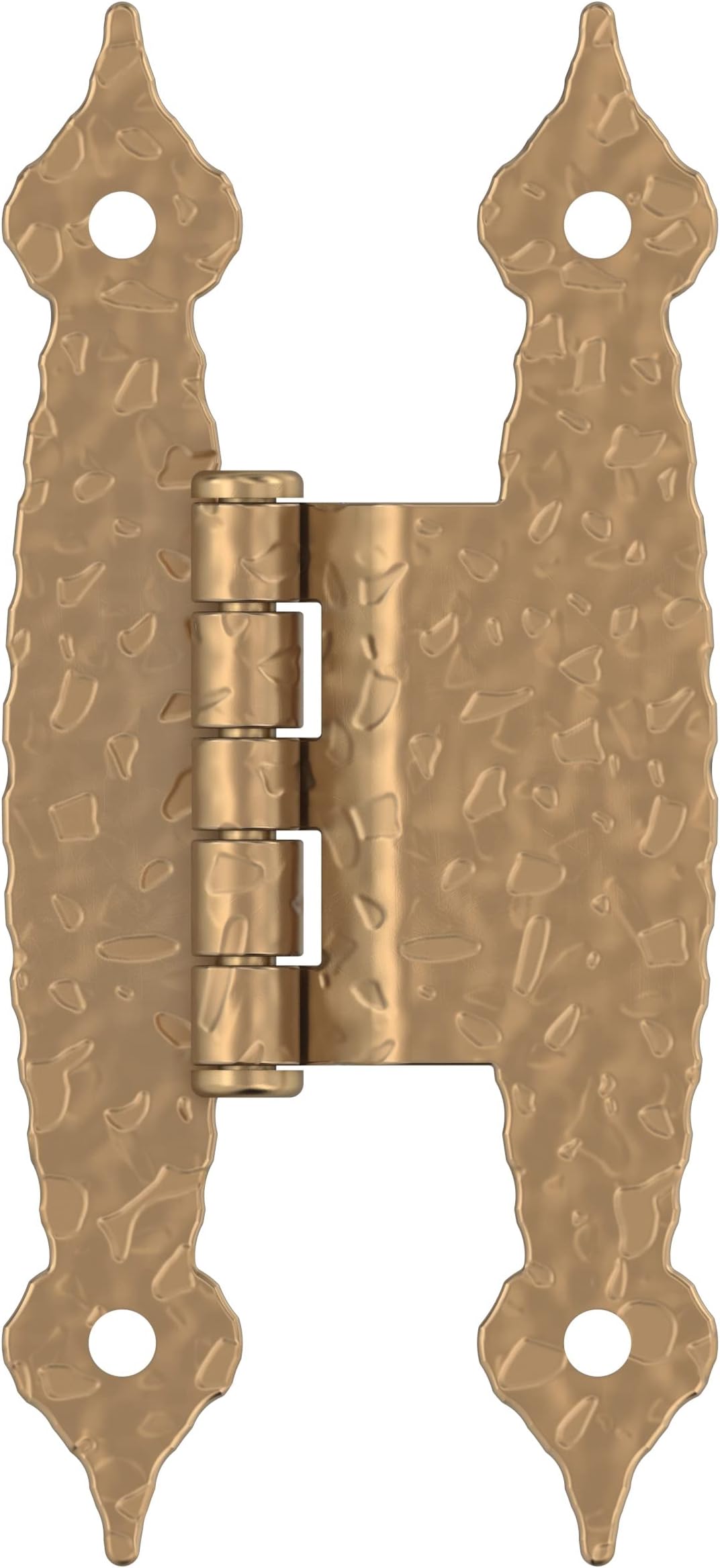 Amerock BPR3406CZ | Cabinet Hinge | 3/8 in (10 mm) Offset Non-Self Closing Face Mount | Champagne Bronze | Kitchen Cabinet Door Hinge | 1 Pair/2 Pack | Functional Hardware